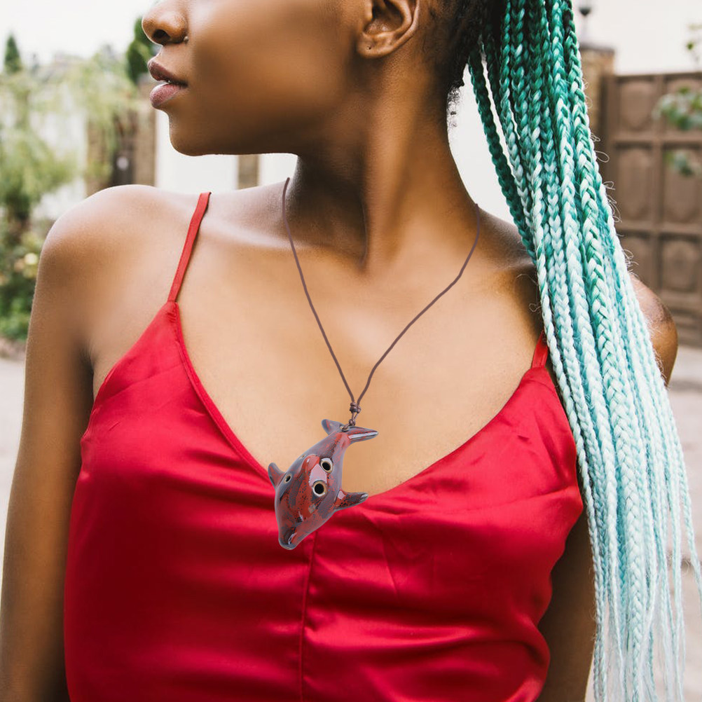 Musical Instrument I Play - 1Pcs 6 Holes Ceramic Alto C