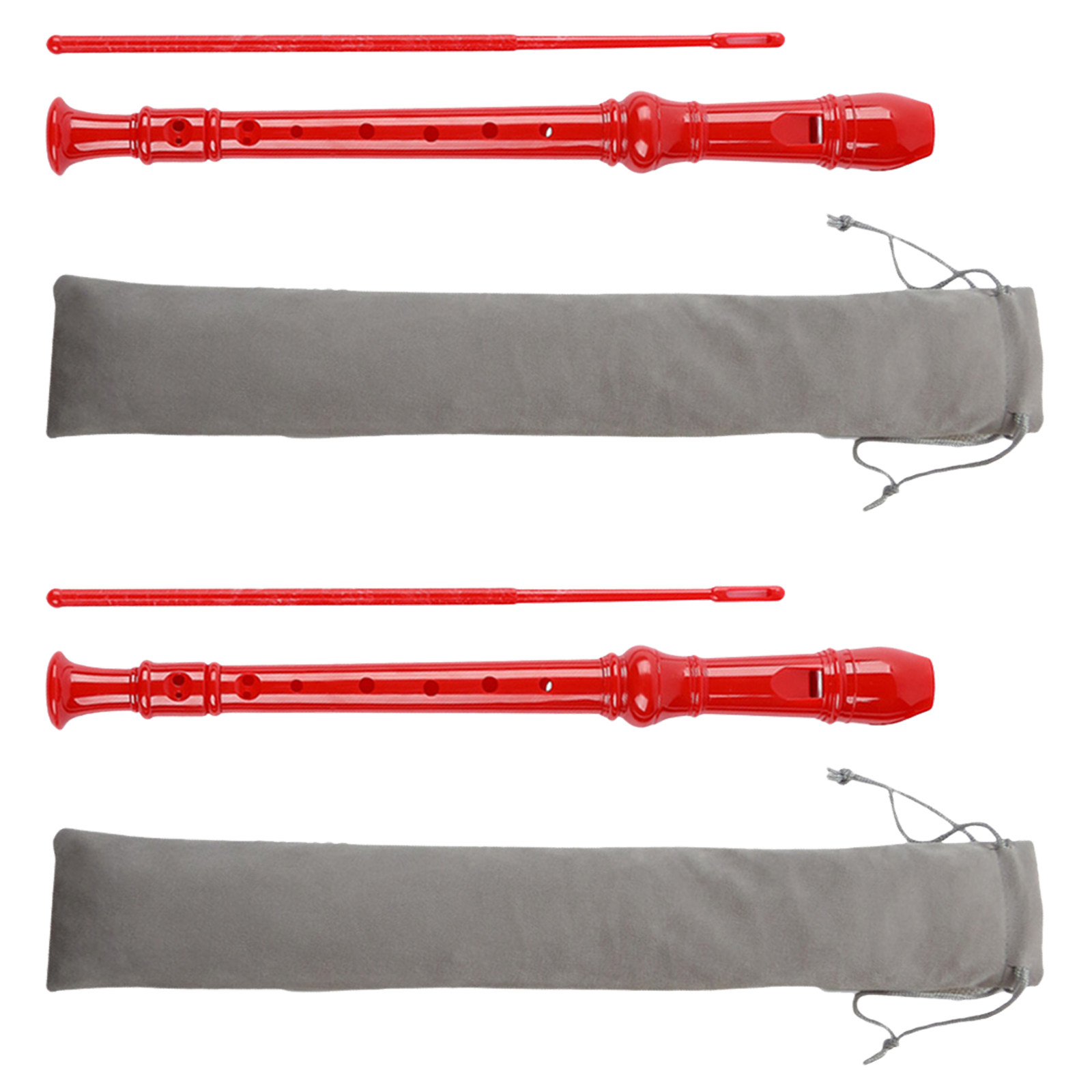 Musical Instrument German - 2Sets Soprano Recorder for Music -Hole