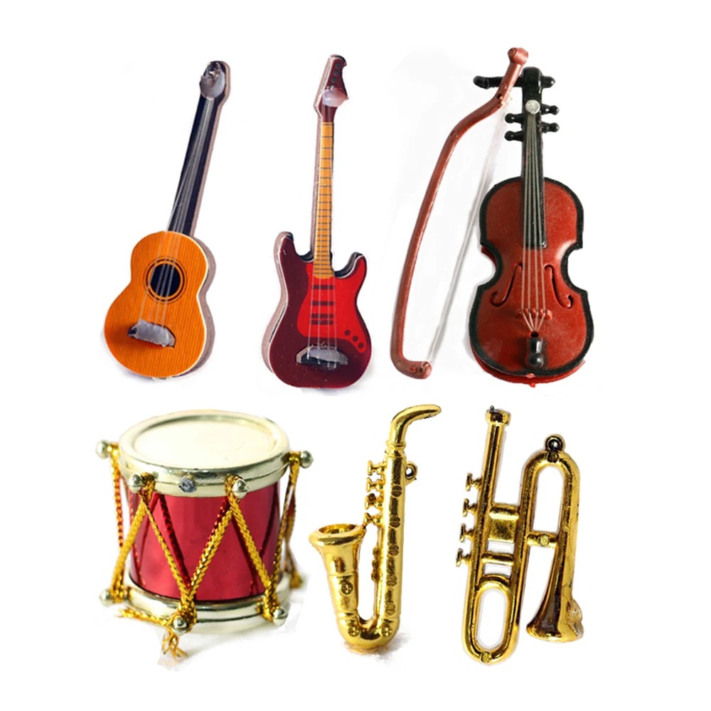 Musical Instrument Horn - 1/12 Scale Doll Musical Instruments Dollhouse
