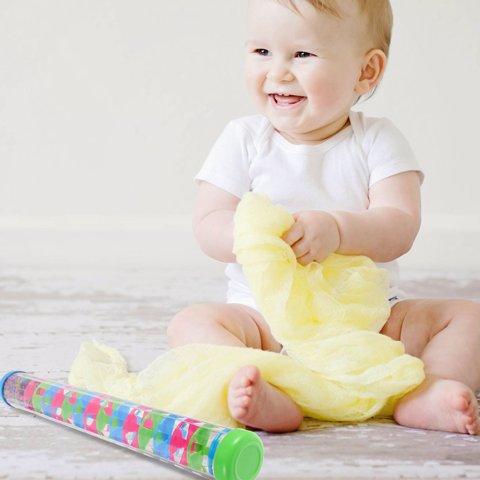 Musical Instrument I Play - 2Pcs Rain Stick Spiral Musical Instrument