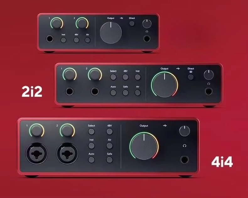 Musical Instrument Sounds - Forster Scarlet for 2i2 Quad Generation