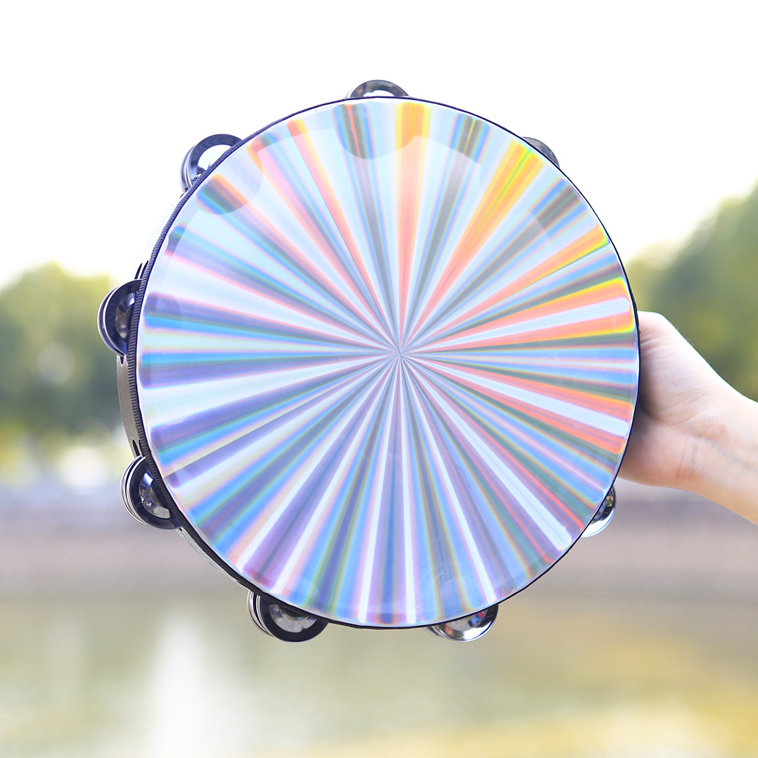 10 Inch Tambourine Hand Crank  - đánh giá và giá Musical Instrument Harmonium