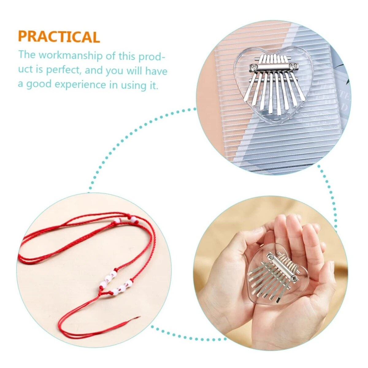 Miwayer 8 Keys Mini Kalimba Ra - đánh giá và giá Musical Instrument Sounds