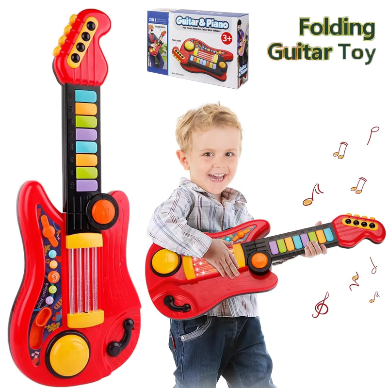 2 In 1 Electric Kids Guitar To - đánh giá và giá Musical Instrument Harmonium