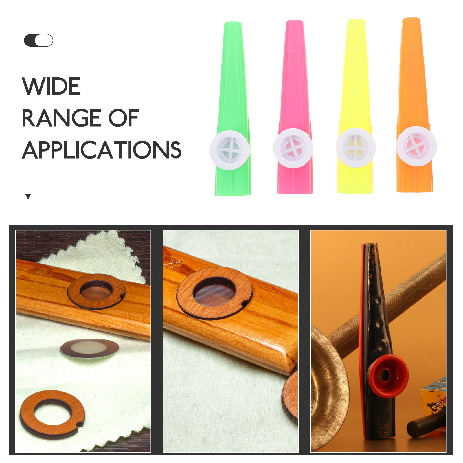 24Pcs Plastic Kazoos Assorted  - đánh giá và giá Musical Instrument I Play