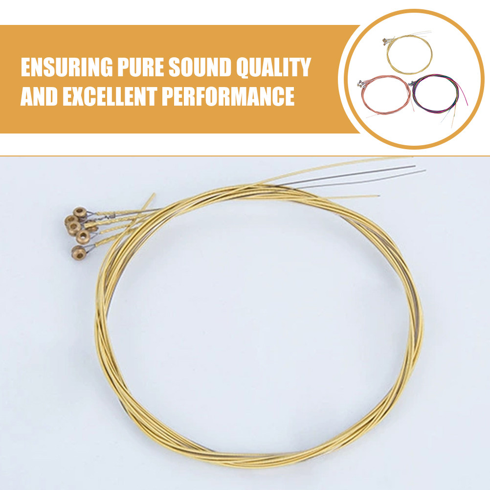 Folk Guitar Strings Red Copper - đánh giá và giá Musical Instrument Ukulele