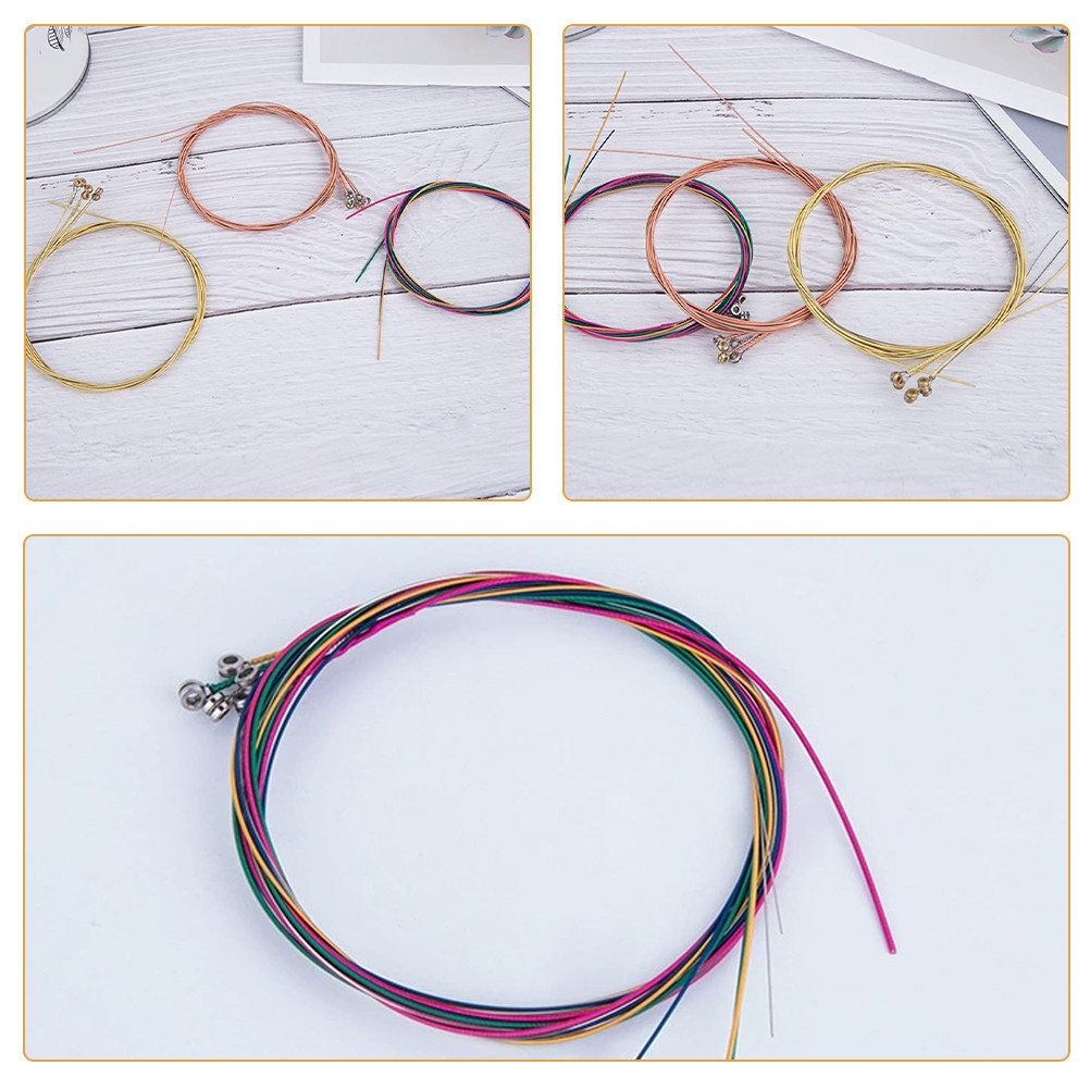 Folk Guitar Strings Red Copper - đánh giá và giá Musical Instrument Ukulele
