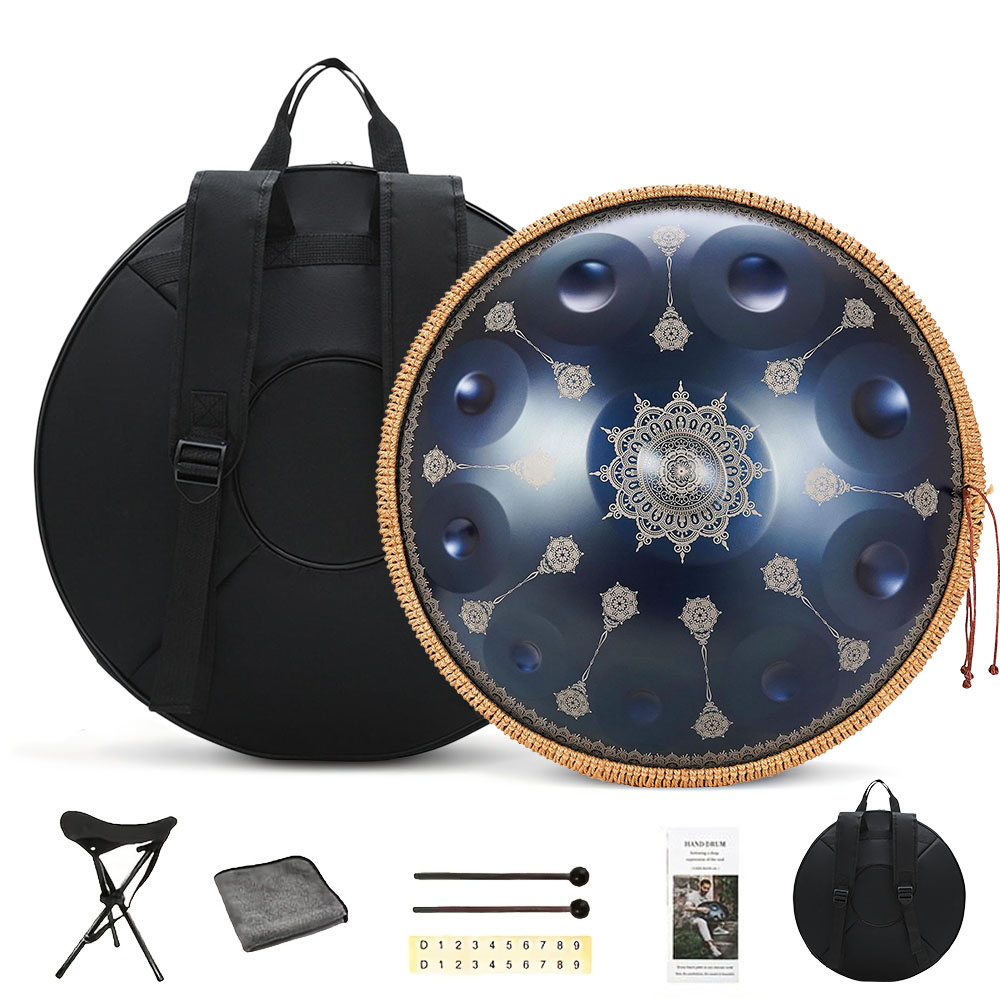 10 Notes Handpan Drum 22 Inch  - đánh giá và giá Musical Instrument Sounds