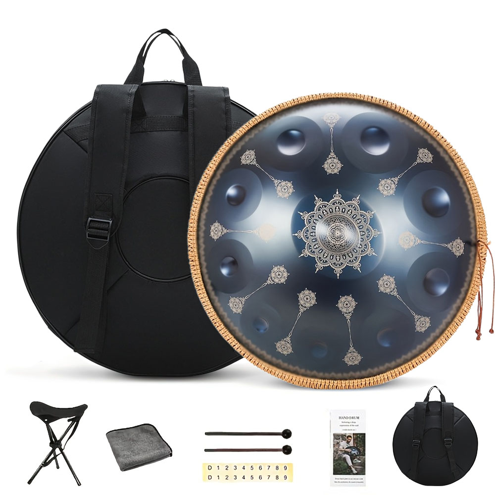 10 Notes Handpan Drum 22 Inch  - đánh giá và giá Musical Instrument Sounds
