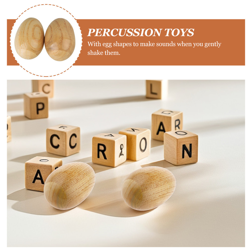 4Pcs Eco Friendly Wooden Egg S - đánh giá và giá Musical Instrument I Play
