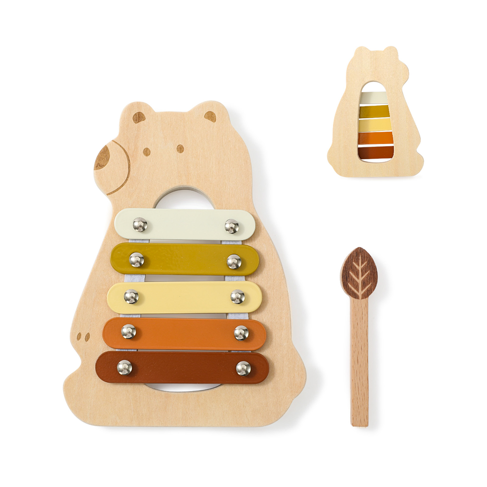 Wooden Bear Xylophone Toys 5 C - đánh giá và giá Musical Instrument Harmonium