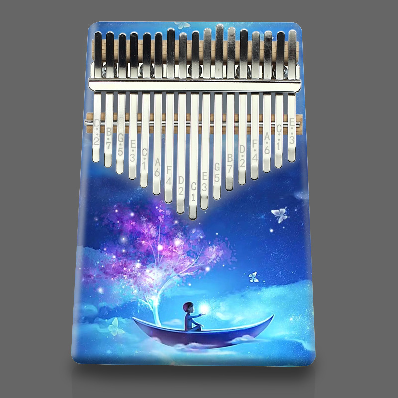 17-Tone Kalimba Color Thumb Pi - đánh giá và giá Musical Instrument Sounds