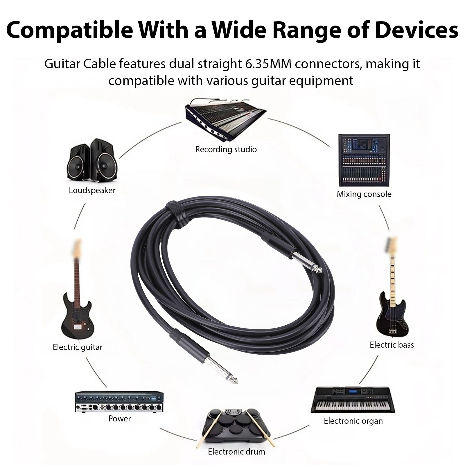 Guitar Cable 6.35mm Mono Sound - đánh giá và giá Musical Instrument Sounds
