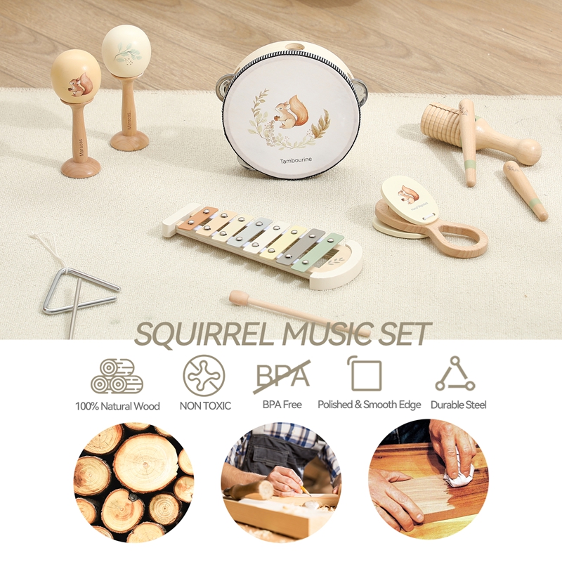 Baby Music Toys Maracas Drum X - đánh giá và giá Musical Instrument Harmonium