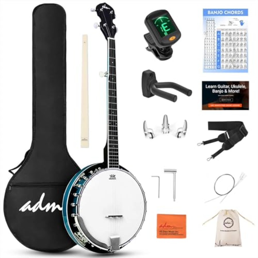 Banjo 5 String Full Size Banjo - đánh giá và giá Banjo 5 String Open
