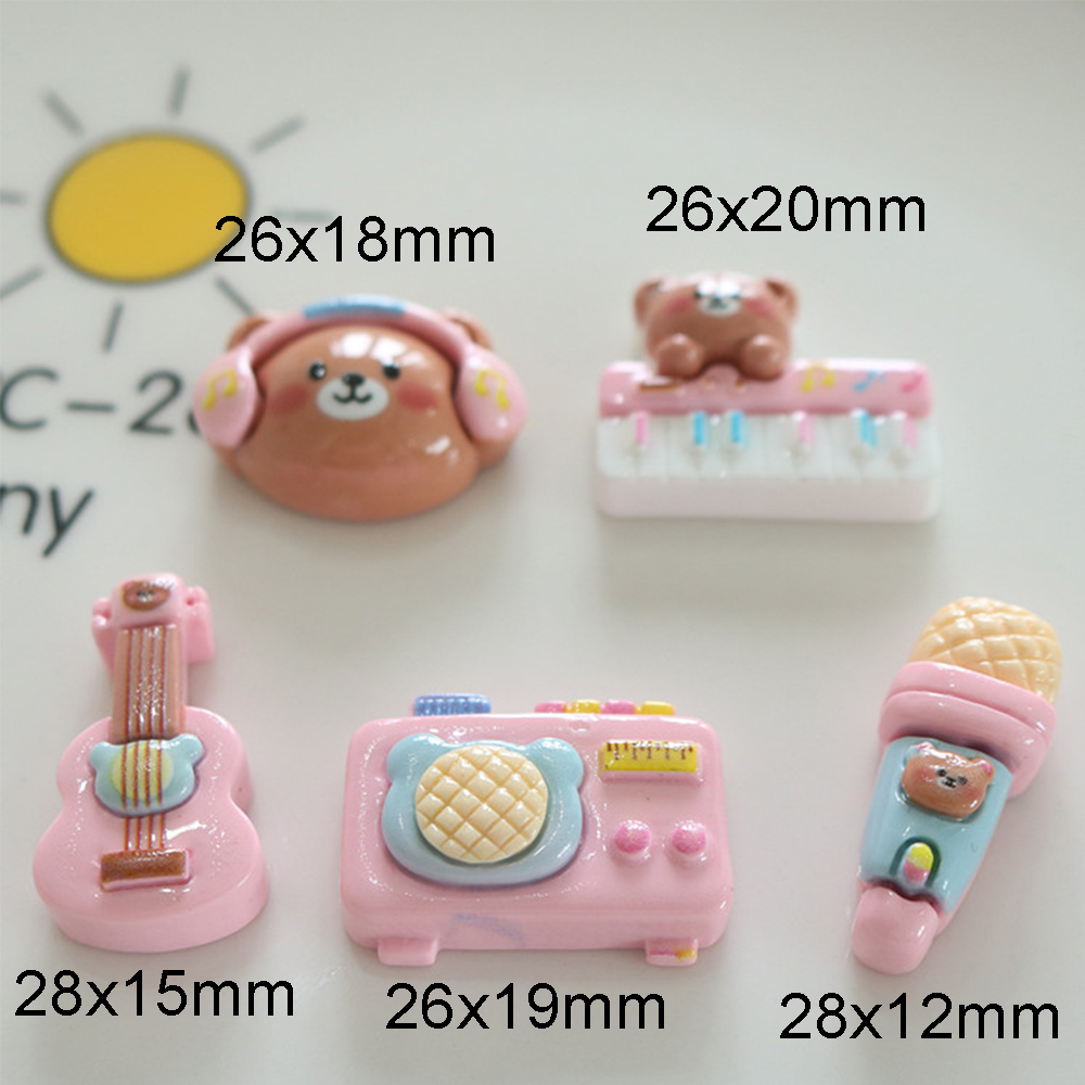 10PCS Shiny Bear Musical Instr - đánh giá và giá Musical Instrument Jewelry
